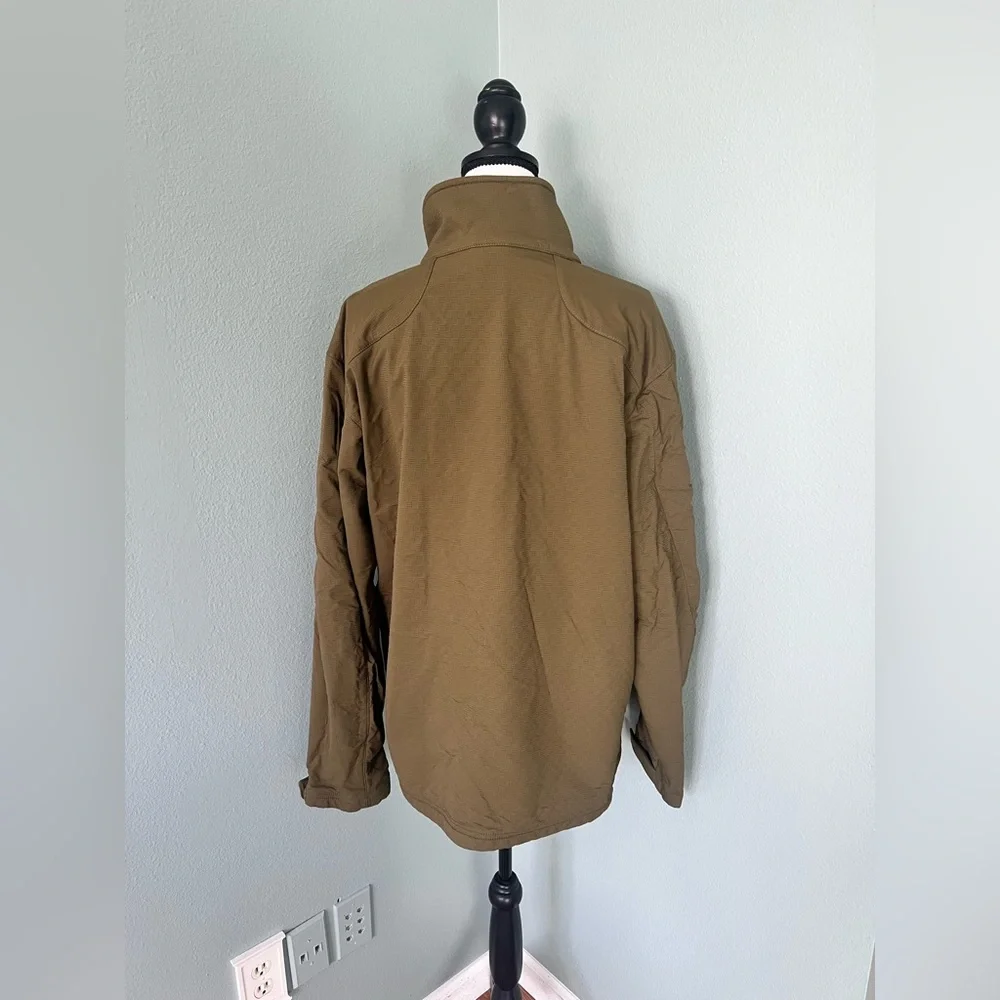 The North Face Men’s Olive Fleece Lined Windbreaker Long Sleeve  Size XL